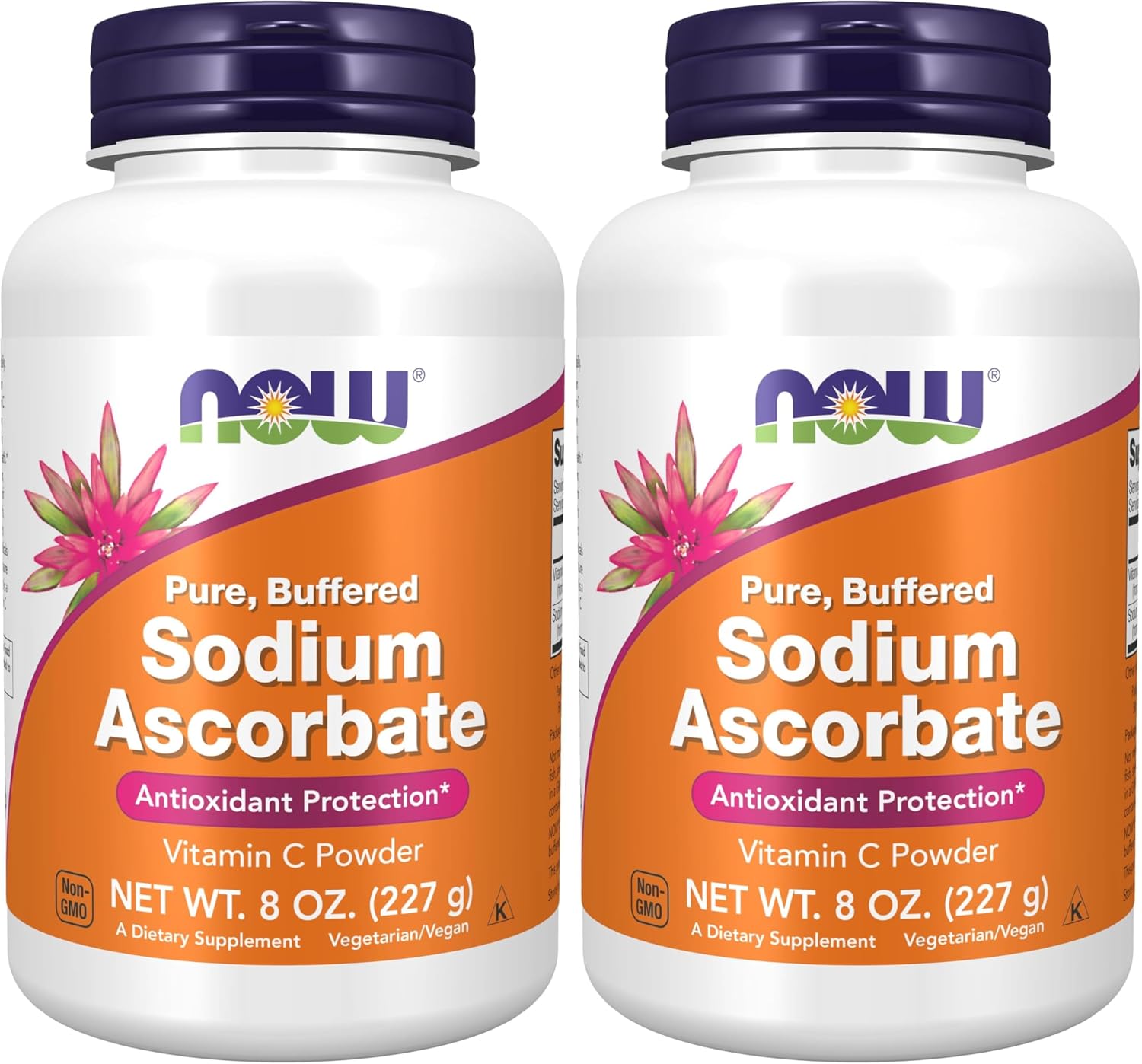 NOW Foods, Ascorbato de Sodio en Polvo, Vitamina C Tamponada, 227 g (8 oz)