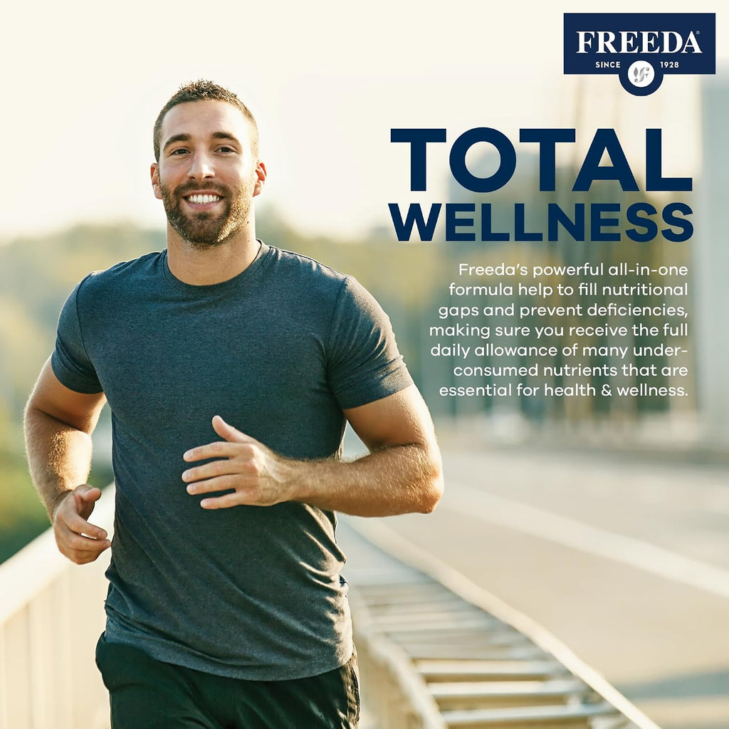 Freeda Maximum Strength Multivitamin – Multivitamínico de Alta Potencia Sin Hierro – 120 Cápsulas