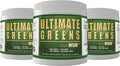 Ultimate Greens Powder - Superfood Vegano Sin Gluten 3 Pack (8oz cada uno)