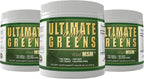 Daily Health Ultimate Greens Powder – Superalimento en Polvo Vegano, 3 Envases de 227 g
