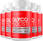 Glyco Boost Capsules, Fórmula Avanzada con Ingredientes Naturales - 5 Pack (300 Cápsulas)