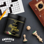 Ambrosia Mental Jewels – Nootrópico en Polvo con Alpha GPC, Bacopa y Fosfatidilserina | Memoria, Enfoque y Concentración | 30 Dosis | Sabor Cherry Limeade