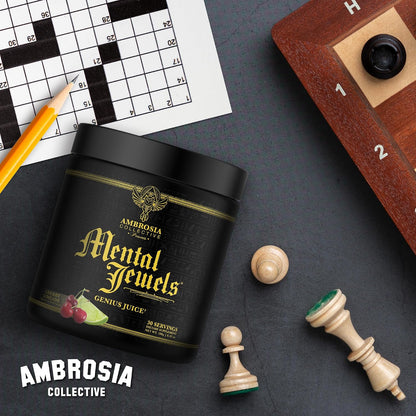 Ambrosia Mental Jewels – Nootrópico en Polvo – Ginseng Siberiano (Eleuterósido): Adaptógeno que ayuda al organismo – Image 4