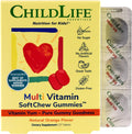CHILDLIFE ESSENTIALS Multivitamínico Infantil Gomitas SoftChew - Sin Azúcar, Sabor Naranja Natural, 27 Gomitas