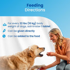 Bio PetActive VitaliDOG Chewable Multivitamin for Dogs with Biotin, Vitamins A, E, B Complex and Amino Acids - 150 Chewable Tablets