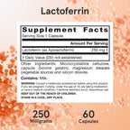 Jarrow Formulas Lactoferrina 250 mg - 60 Cápsulas