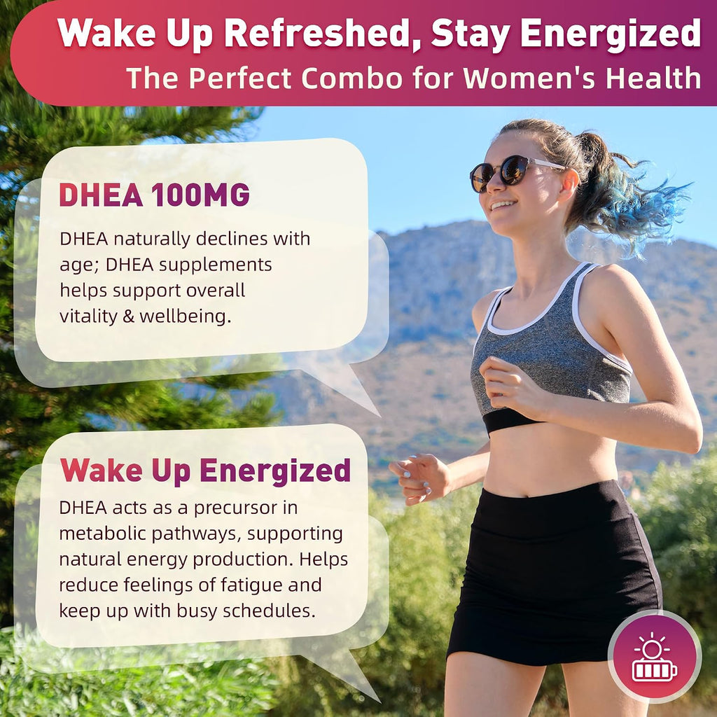 NIUTRLUXE DHEA Gummies - Suplemento de DHEA para Mujer con Boro, Inositol y Magnesio - 60 Gominolas