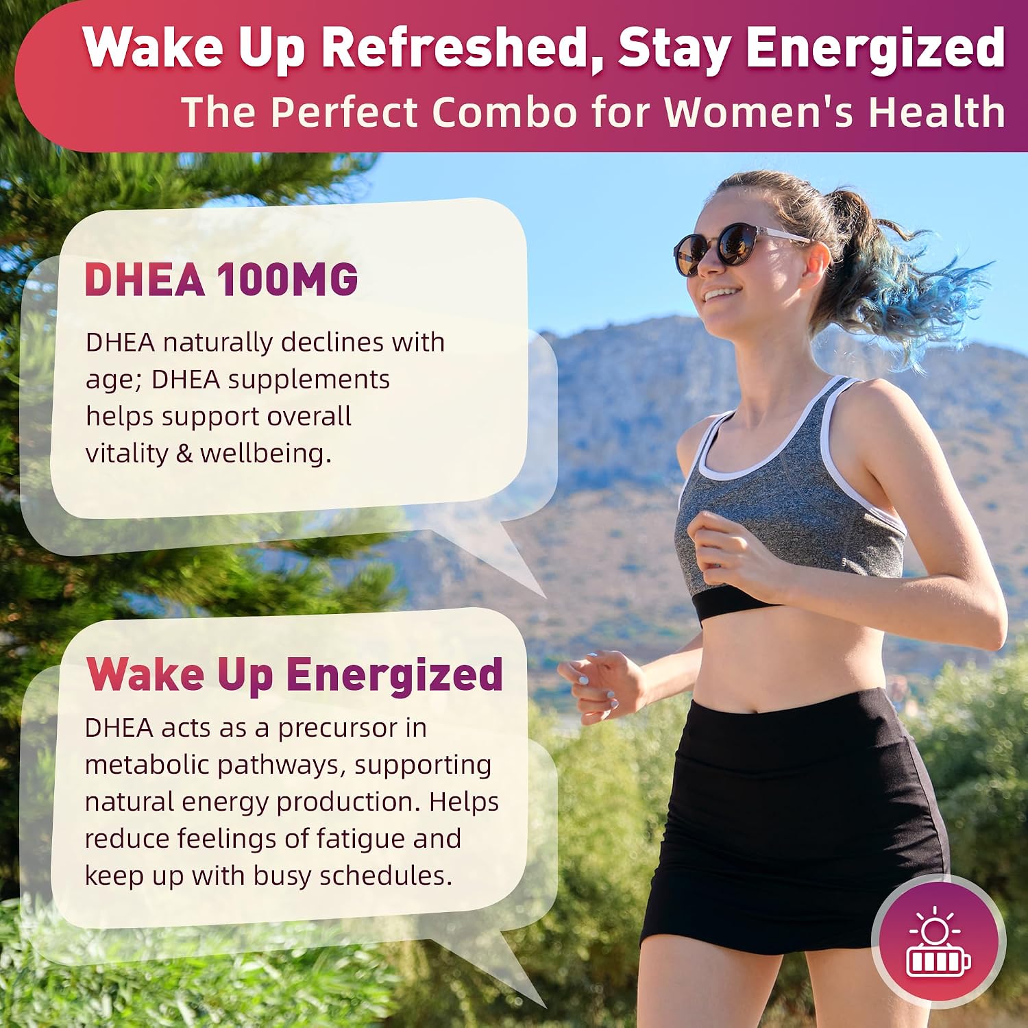 NIUTRLUXE DHEA Gummies - Suplemento de DHEA para Mujer con Boro, Inositol y Magnesio - 60 Gominolas