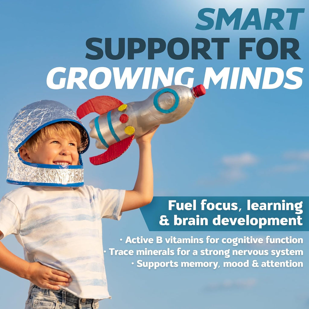 Nutri-Spec Mighty-Mins - Multivitamínico para niños con hierro en comprimidos masticables - Desde 6 meses hasta la adolescencia - 240 comprimidos
