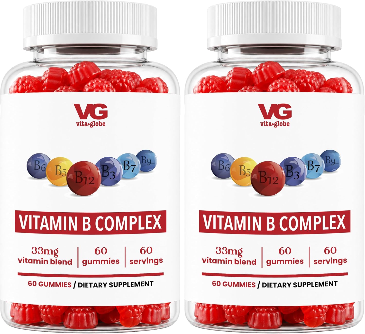 VITA GLOBE Complejo B Gominolas - 60 unidades (2 paquetes)