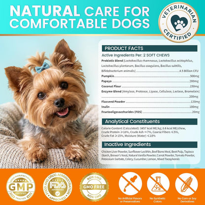 Probióticos para Perros Carmelie - Masticables con Enzimas Digestivas y Prebióticos (Pollo, 200 uds) – Image 7