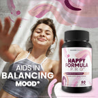 Happy Formula Pro - Complemento alimenticio de vitamina D para apoyo del estado de ánimo