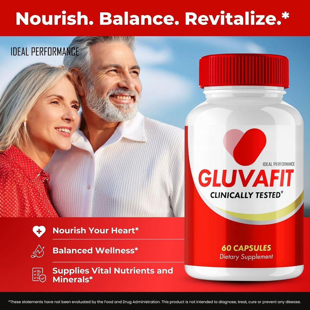 Gluvafit Advanced Blood Formula Cápsulas - Fórmula Avanzada para la Circulación y Niveles Estables