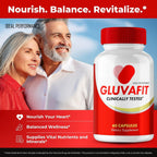 Gluvafit Advanced Blood Formula Cápsulas - Fórmula Avanzada para la Circulación y Niveles Estables