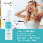 Spray de Biotina y Ácido Hialurónico para el Cabello - Hidratación del Cuero Cabelludo, No Graso, Voluminizador - 118 ml