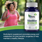 America Medic & Science SlimWise Bariatric Multivitamin 180 Caplets | 2 Meses de Suministro | Post Bypass Gástrico