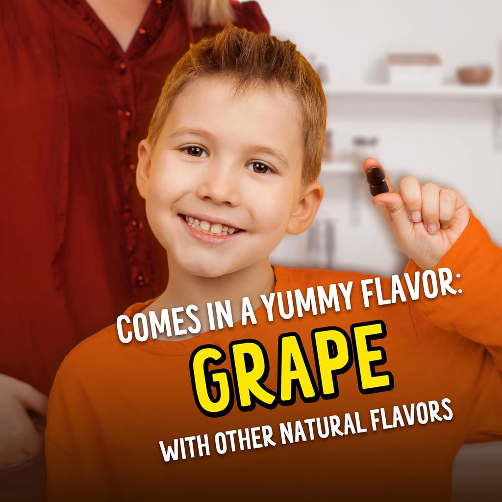 Flintstones Vitaminas para Niños Exigentes + Hierro, 60 Gominolas Sabor Uva