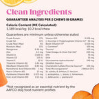 Pet Honesty Multivitamínico Máxima Potencia para Perros con Glucosamina y Probióticos, 90 Comprimidos Sabor Salmón