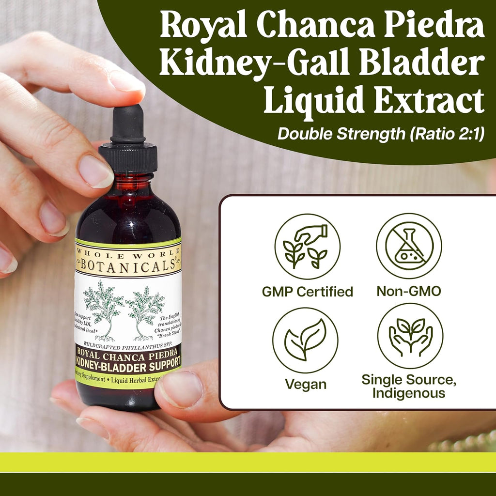 Royal Chanca Piedra – Extracto Líquido 4 oz – Apoyo Renal y Vesical