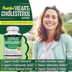 Citrus Bergamot Supplement 1500mg - 25:1 Extract - 90 Cápsulas