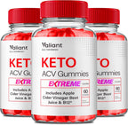 IDEAL PERFORMANCE Valiant Gummies - Complemento en Gominolas de Máxima Potencia para el Bienestar General (3 Paquetes)
