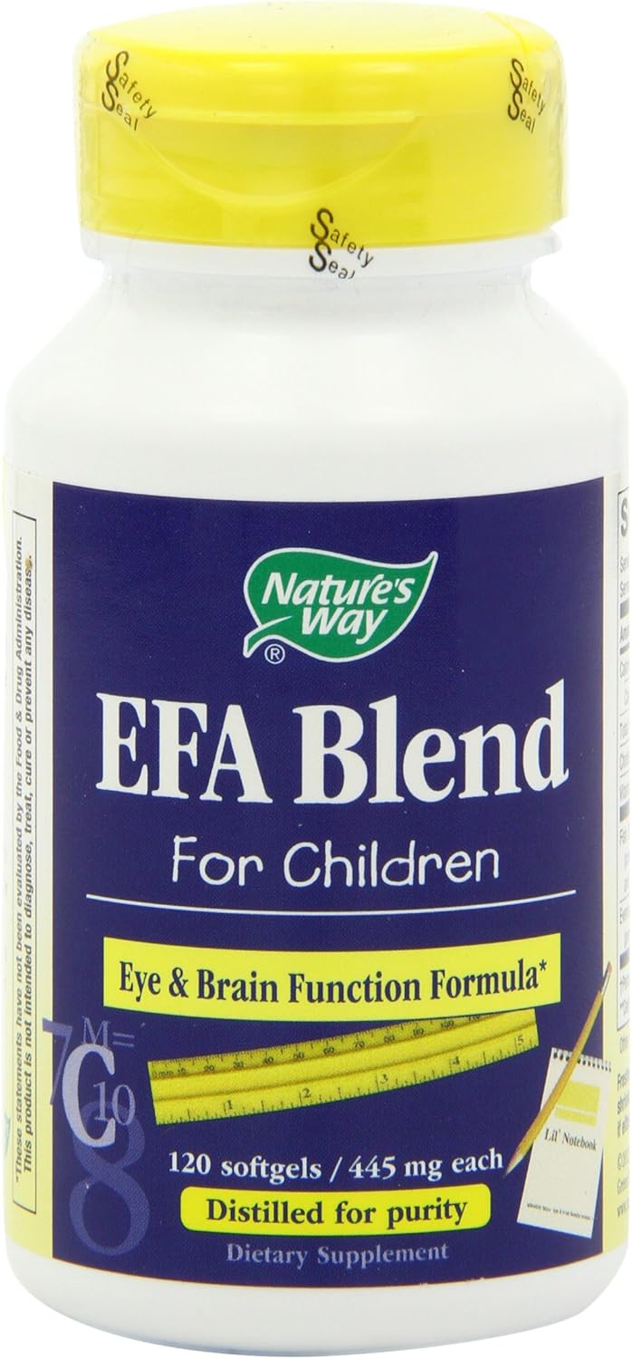 Nature's Way EFA Blend for Kids con Vitamina E - 120 Cápsulas Blandas