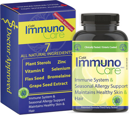 Celt Immunocare 60 Cápsulas - Apoyo – Vitamina E y selenio: contribuyen a la protección de las células frente al – Image 1