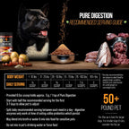 Pure Digestion Probiotics and Digestive Enzymes for Dogs and Cats - Beef Liver Flavor - 16 oz