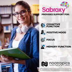 Comprimidos Nootropics Depot Sabroxy® | 100 mg | 90 Unidades | Mínimo 10% de Oroxilina-A | Oroxylum indicum | Puede Ayudar a Promover la Concentración y la Motivación