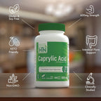 Health Thru Nutrition Ácido Caprílico 600mg - 100 Cápsulas Blandas