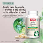 Jarrow Formulas Jarro-Dophilus + FOS - 3.4 Billion CFU Per Dose - Probiotic and Prebiotic Supplement - 300 Vegetarian Capsules