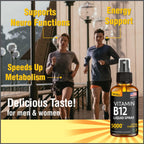 Vitamin B12 Sublingual Spray 5000 mcg – Metilcobalamina Vegana de Absorción Rápida