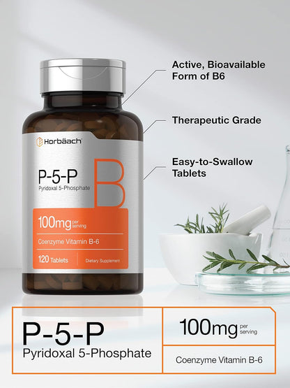 Horbäach P5P Activated Vitamin B6 100mg | – Glóbulos rojos: La vitamina B6 contribuye a la formación normal de – Image 3