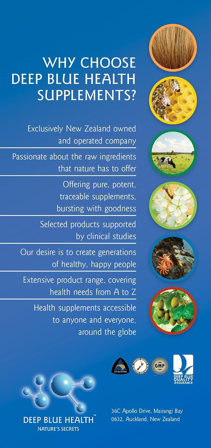 Deep Blue Health New Zealand - Pepino de Mar - 90 Cápsulas