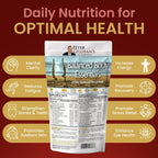 Peter's Choice Multivitamínico y Mineral Diario Natural – 2 Paquetes de 30 Sobres, Alta Potencia, Vegano, No-GMO