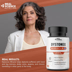 Real Science Dystonex - Complemento alimenticio con Vinitrox y GABA para el bienestar muscular y nervioso, 60 cápsulas
