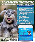 Well Loved Probióticos para Perros – Masticables Suaves con Prebióticos y Enzimas Digestivas