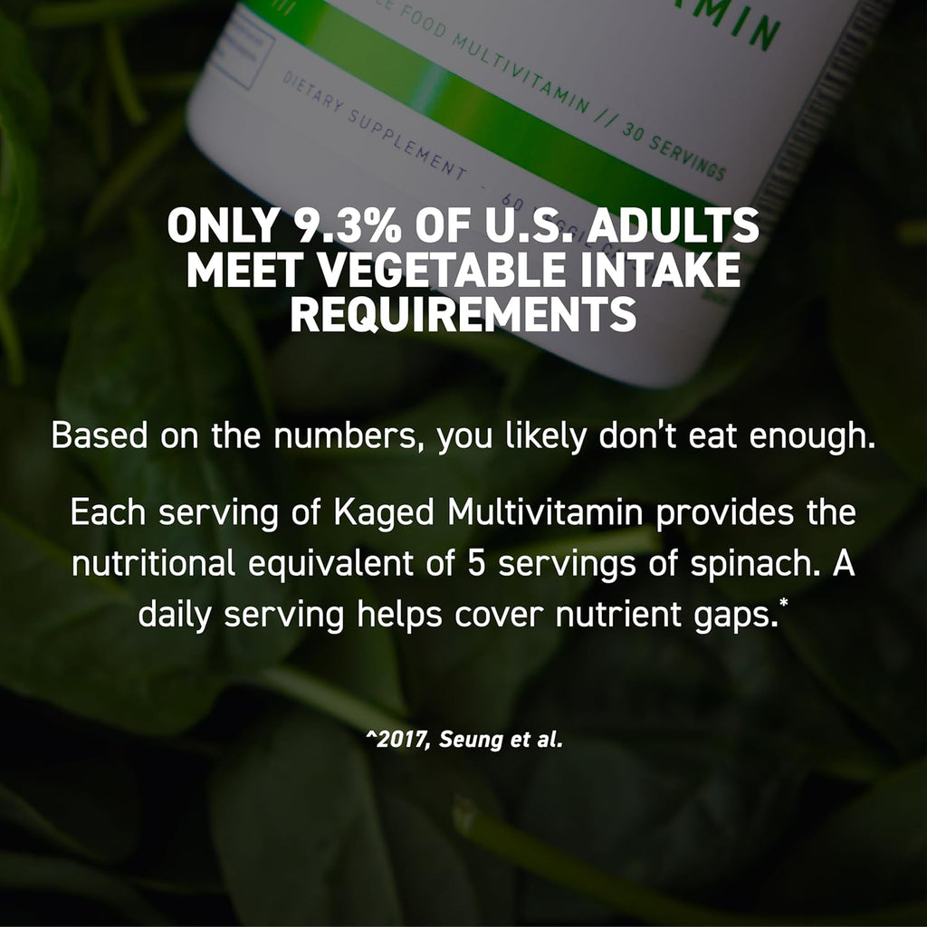 Kaged Multivitamin – Complejo Multivitamínico Vegano con Frutas y Verduras Ecológicas