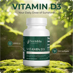 Vitamina D3 2000 UI – 100 Cápsulas Blandas Sin Gluten