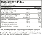 Futurebiotics Super B 100 Sustained Release Vitamin B Complex Non-GMO, 120 Vegetarian Tablets