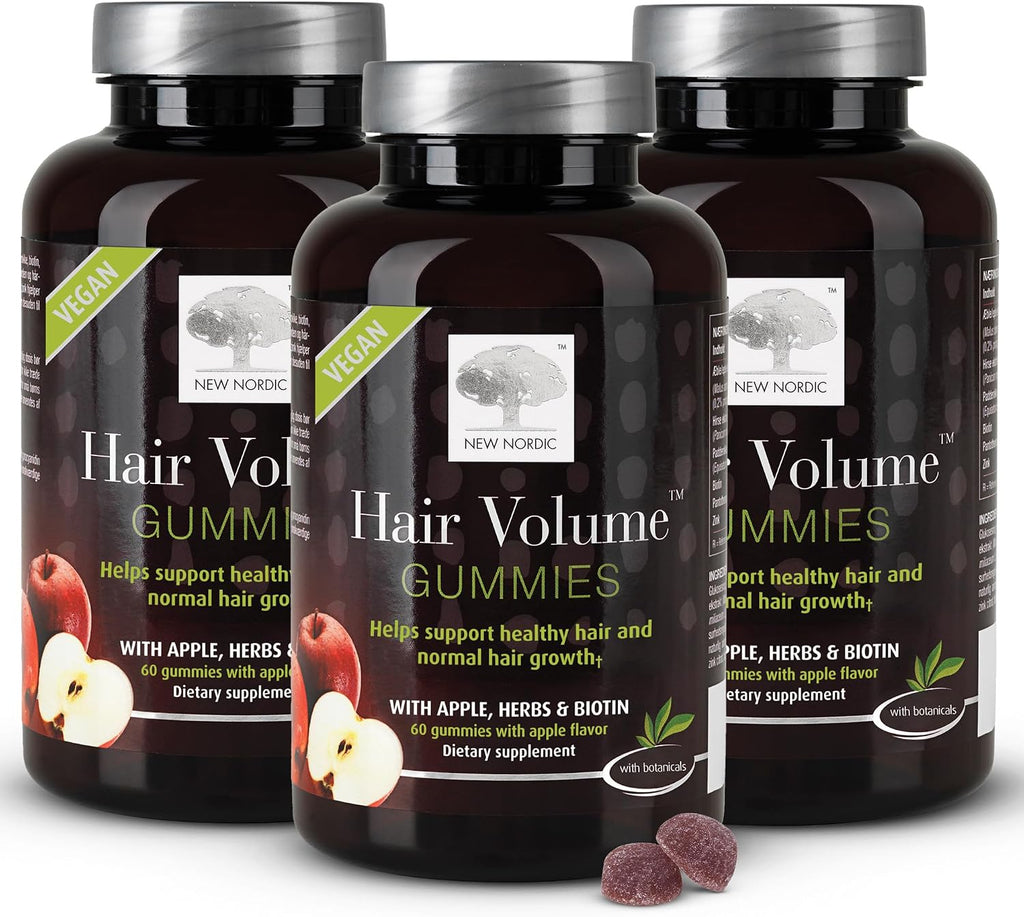NEW NORDIC Gominolas de Biotina para el Cabello – 60 uds