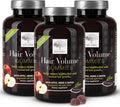 NEW NORDIC Hair Volume Gominolas de Biotina para el Cabello - Pack de 3 (180 gominolas)