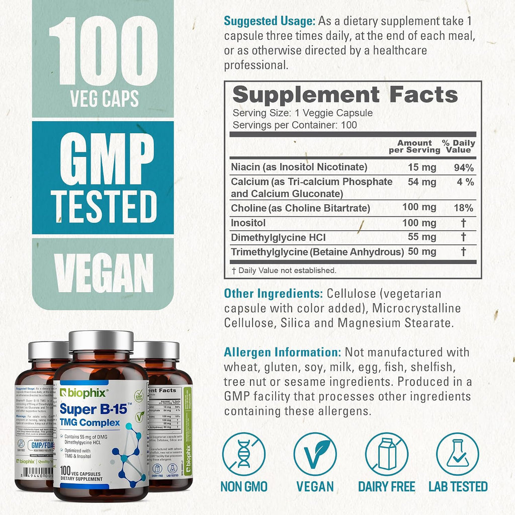 biophix Super B-15 100 Cápsulas Vegetales
