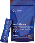 ION* Restful Sleep - Mezcla en polvo para dormir con Ashwagandha, Magnesio y L-Teanina - 5 sobres