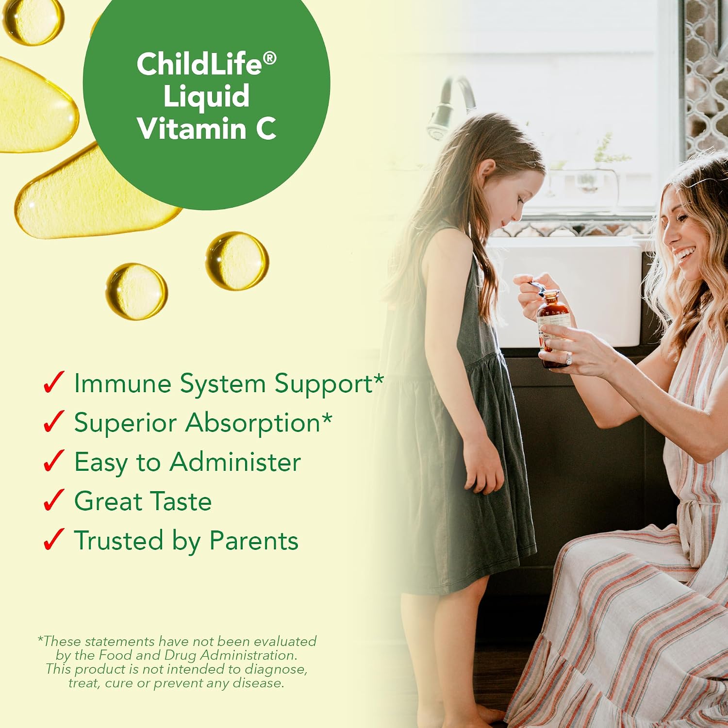 CHILDLIFE ESSENTIALS Vitamina C Líquida para Niños - 118 ml (Pack de 2)