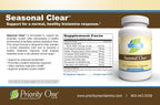 Priority One Vitamins Seasonal Clear – 90 Cápsulas Vegetarianas
