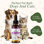 Milk Thistle para Perros y Gatos - Limpieza Hepática y Soporte Renal con Diente de León | Sabor Bacon | 60 ml
