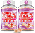 Gominolas Multivitamínicas para Mujeres 50+ con Omega 3, Coenzima Q10, Hierro, Calcio - Pack de 2