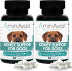 AminAvast Kidney Support Supplement for Dogs - 1000mg, 60 Sprinkle Capsules (2-Pack)