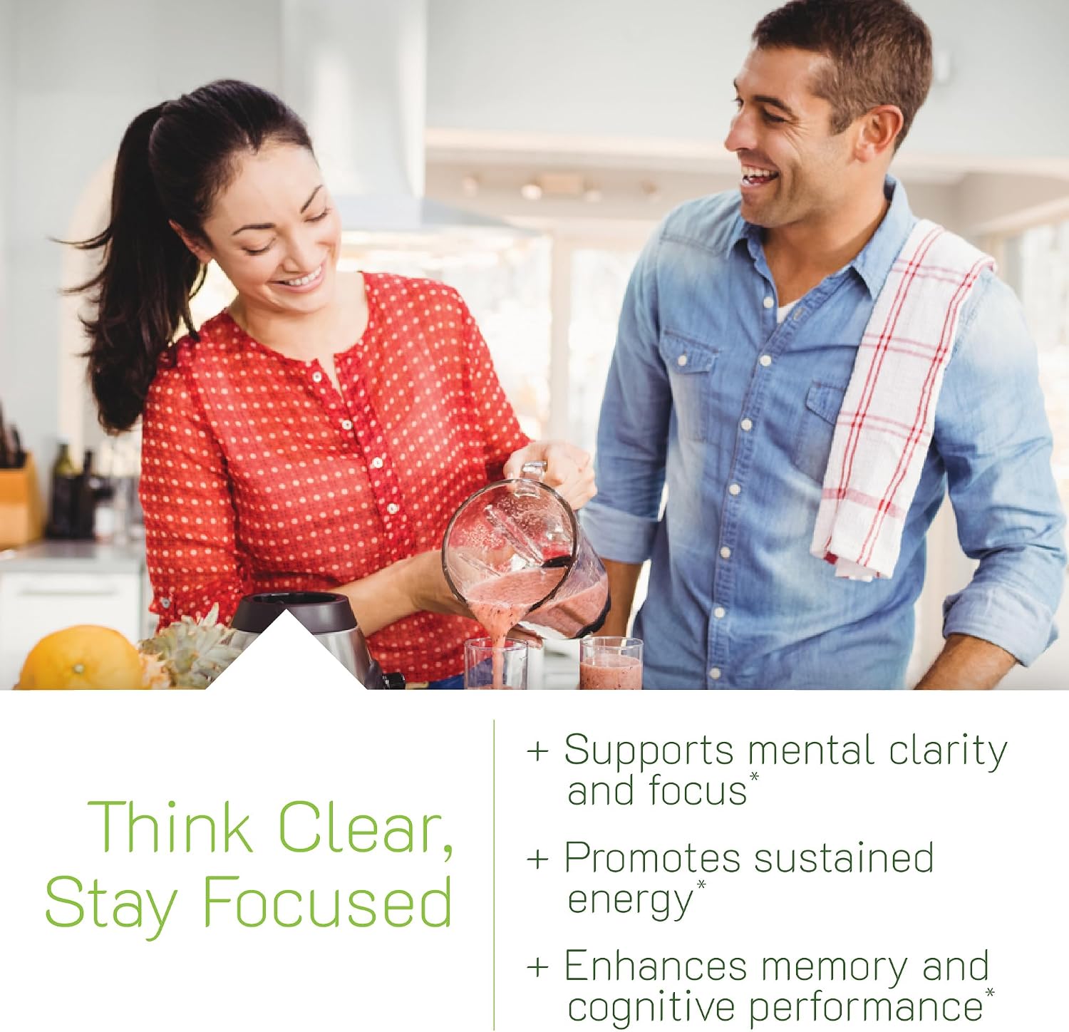 Irwin Naturals Healthy Brain All-Day Focus - Apoyo Nootrópico para la Concentración Diaria, 60 Cápsulas Blandas